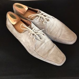 Men’s Taupe Zara suede casual shoes Sz 42